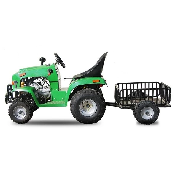 Quad enfant essence Tracteur agricole utilitaire 110cc avec remorque