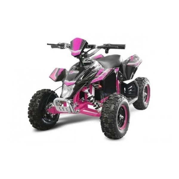 Quad électrique 800W Madox 6 blanc et rose