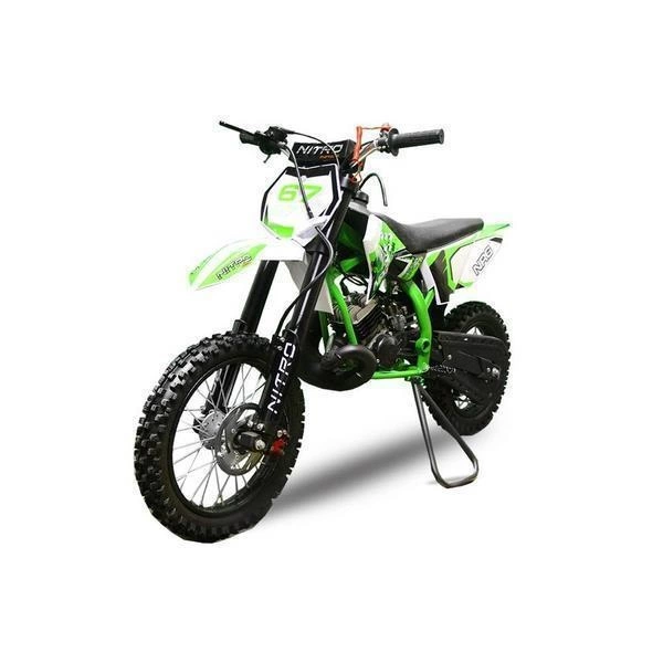  Nitro Motors - Mini moto cross NRG 50 cc, 10 pouces