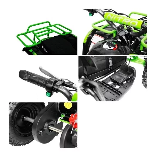 Quad enfant électrique Torino Deluxe 800W 36V de Nitro Motors
