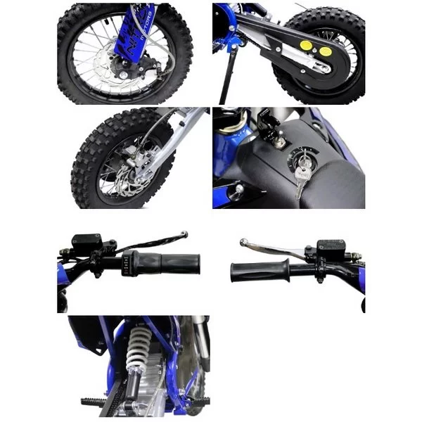 Dirt bike NITRO 1200W Serval Eco 12/10 48V 15AH batterie au lithium