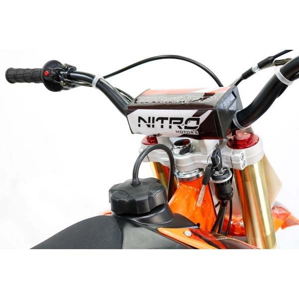 Dirt bike Nitro Tornado 250cc 21/18 pouces 5 vitesses manuelle