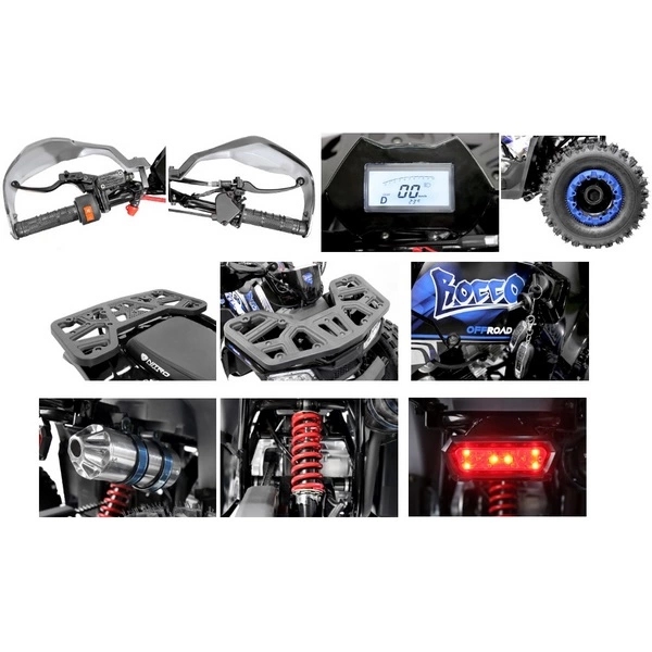 Quad ado et adulte essence Nitro Motors Rocco RS8-A V2 Quad 150cc Atv Platin Line