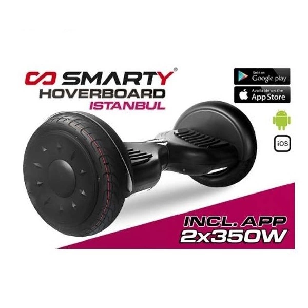 Jeux de plein air Smarty Hoverboard 10 pouces Istanbul avec application