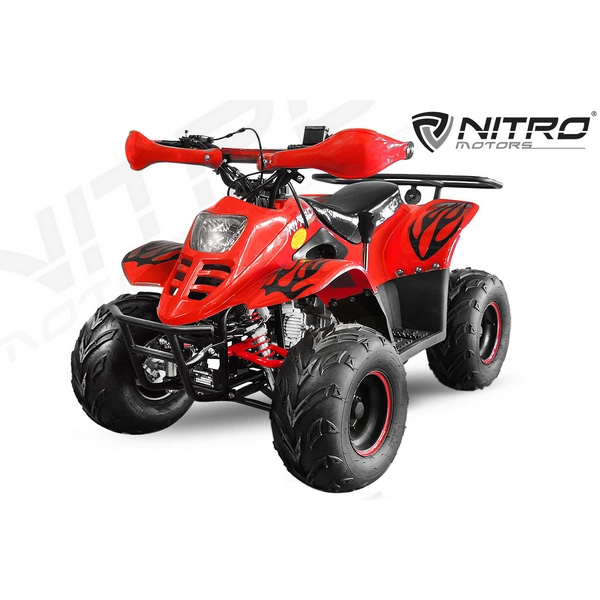 Quad Electrique 800w Enfant Rouge Utilitaire - Extrem Motos