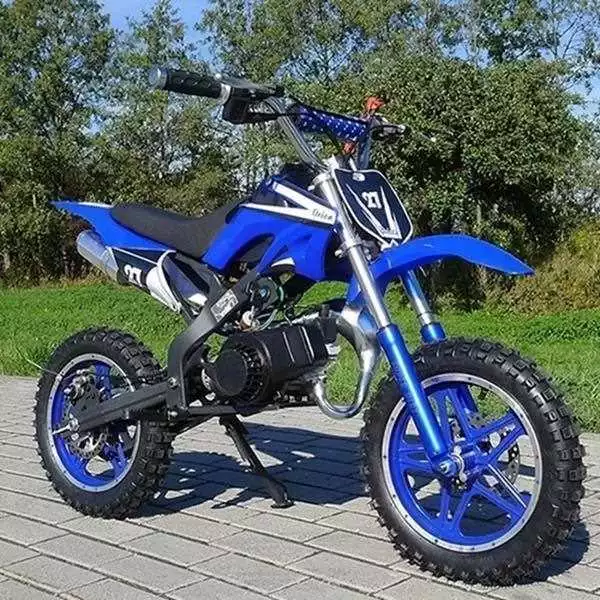 SUPER PROMO!!! JACKALL 49cc Moto cross enfant + Bridage BLEU